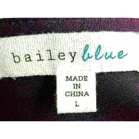 Bailey Blue Plum Gold Sparkle Party Evening Dress Size Large NWT - Picture 3 of 5